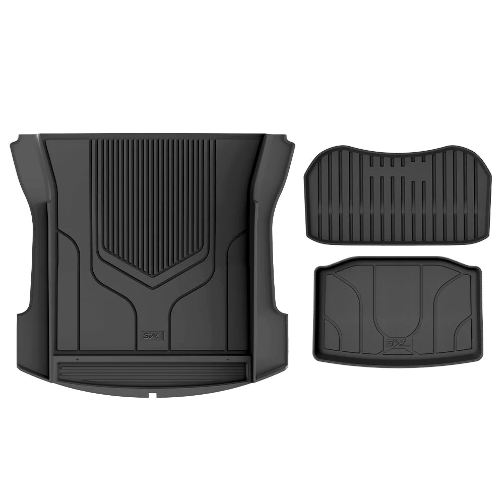 3W All Weather Storage and Boot Liners For Tesla Model 3 2021-2023